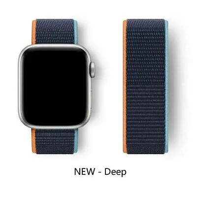 For Apple Watch Series 8-1 SE Ultra Nylon Sport Loop Band Strap 42/40/44/45/49mm • $7.99
