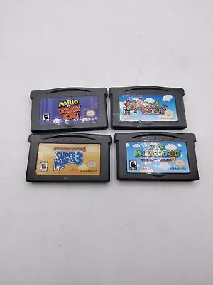 Super Mario Advance Gba Game Lot Of 4 (Gameboy Advance Games) Mario Donkey Kong  • $69.99