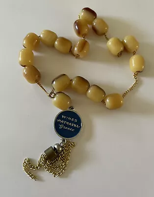 VintageButterscotch Misbaha Tasbih Collectible Prayer Beads Greece Wines • $5