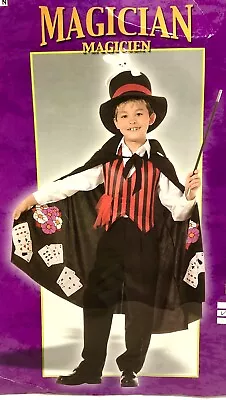 Magician Magic Show Illusion Cape Fancy Dress Up Halloween Child Costume • $29.95