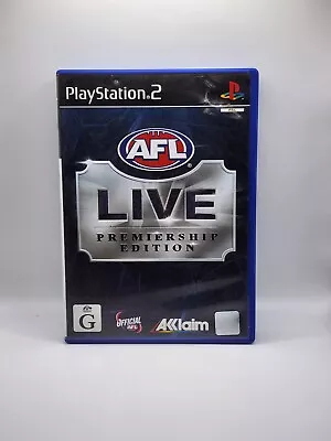 AFL Live Premiership Edition PS2 PAL | Tested & Working | Complete W Manual • $16.99