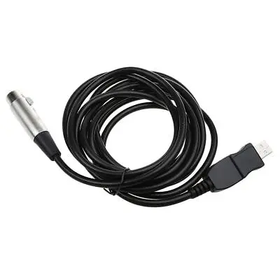 USB XLR Female To Usb Jacks Microphone USB MIC  Cable New • £12.01