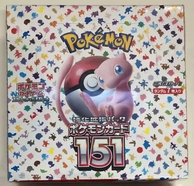 Pokemon Card Scarlet & Violet Booster Box Pokemon Card 151 Sv2a Japanese NEW • $124.97