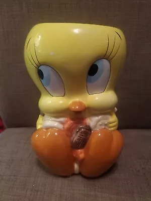 Looney Tunes Tweety Bird Ceramic Cookie Jar Vintaage 1993 Warner Bros • $20