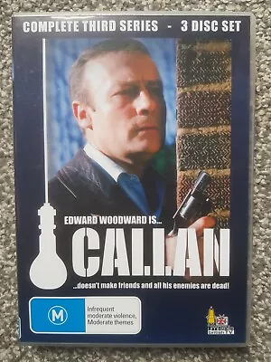 Callan - The Complete Third Series - Region 4 Dvd R2 Compatible Edward Woodward • £14.99