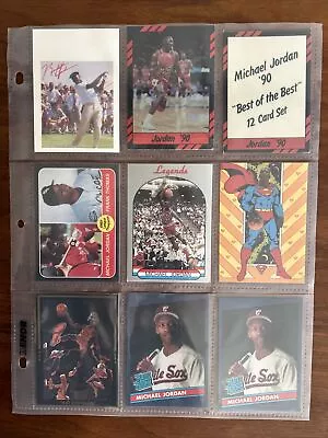 Michael Jordan Cards LOT 9 Various Rookie Superman Air Express Legends PGA • $100