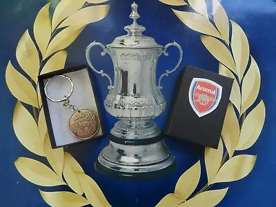 ARSENAL Esso FA Cup Centenary Coin 1972  Keyring Gift Boxed With Team Emblem • £7.50