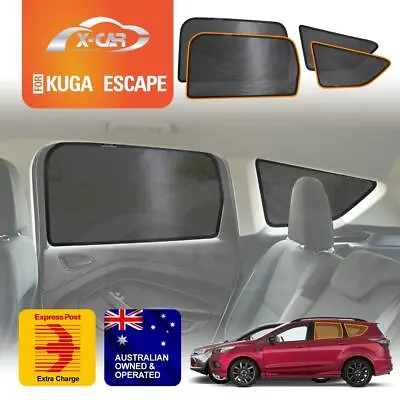 Car Window Sun Shades For Ford Kuga/Escape 2012-2021 Rear Magnetic Blind Mesh • $35.95