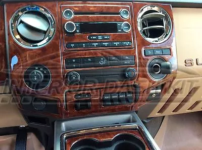 2013 2014 2015 2016 Ford F-250 F-350 Super Duty Interior Wood Dash Trim Kit Set • $289.99