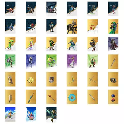 39x The Legend Of Zelda NFC Mini Amiibo Card Tears Of The Kingdom Amiibo Cards- • $22.99