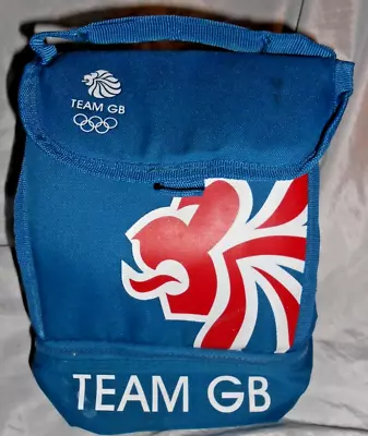 Team GB Olympic Lions Head Logo Insulated Blue Food Lunch Bag • £9.99