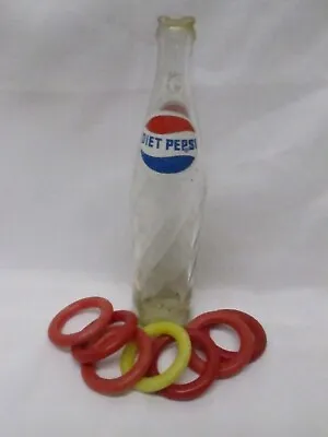 Vintage Amusement Carnival Diet Pepsi-Cola Soda Bottle Ring Pitch/Toss Game~'70s • $29.99