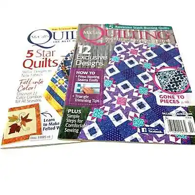 2 McCalls QUILTING Magazines The Best Of American Quilting Jan/Feb Sept/Oct 2017 • $10.30