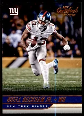 2017 Donruss Certified Cuts Victor Cruz/Odell Beckham Jr. New York Giants #6 SEE • $0.99