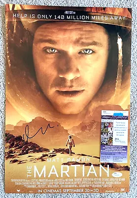 Matt Damon Signed 12x18 Photo Poster The Martian Rounders Jason Bourne Jsa • $149.99