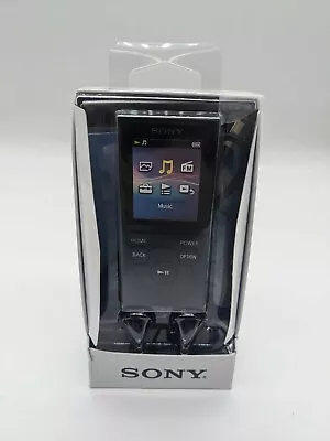 Sony NW-E394 Walkman MP3 Player 8GB- Black W/Earphones Power On Tested! • $73.15