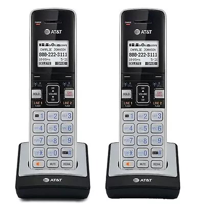 2 X AT&T TL86003 2 Line Connect-To-Cell Caller ID Handset For TL86103 & TL16103 • $89.99