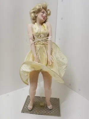 Vintage Franklin Mint Heirloom Dolls Marilyn Monroe Seven Year Itch Display • $89