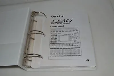 Tc Yamaha 03d Digital Mixing Console Manual (book912) • $31.54