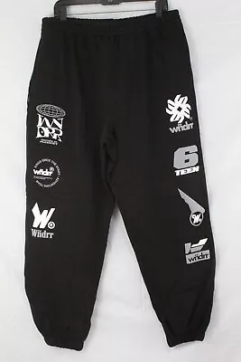 WNDRR Men's Size XL Market Fleece Trackpant Color Black NWT • $106.46