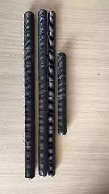 £13.99 • Buy Threaded Bar 300 Mm Black Zinc Plated  All Fully Thread Studding Rod Auto Black