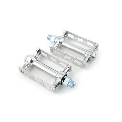 MKS Sylvan Touring Alloy Pedals Silver Pair 9/16in CrMo Spindle • $33.21