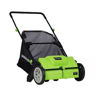 GreenSweep Pickup Pro Garden Sweeper - Leaf & Grass Push Lawn Sweeper • $115