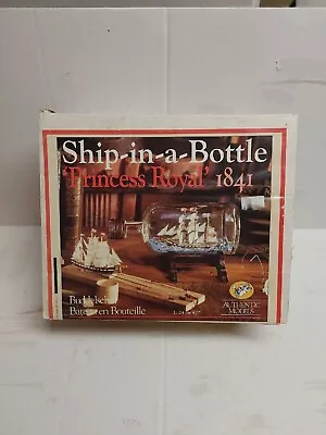 Authentic Models Princess Royal 1841 & Privateer Pirate Ship Ship-in-a-Bottle • $22.17