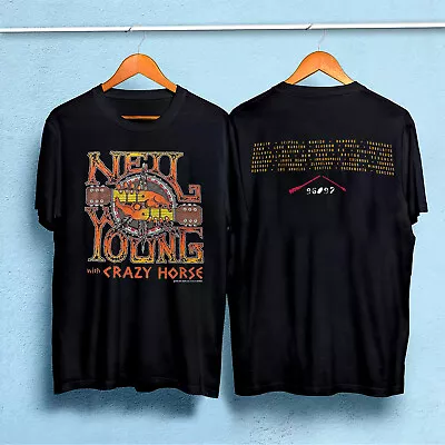 Vintage 1996 Neil Young And Crazy Horse World Tour T-Shirt • $20.99