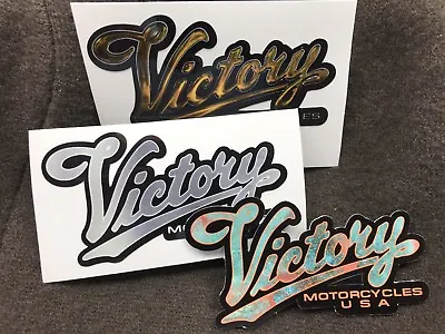 6  Victory  Script  Logo Stickers By VicWrapz - FREE SHIPPING! • $6