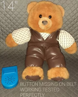 Vintafe Elvis Presley Teddy Bear Limited Edition Plush Teddy WORKING GREAT • $19.95