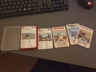 VINTAGE 1970s HELICOPTERS TOP TRUMPS • £3.90