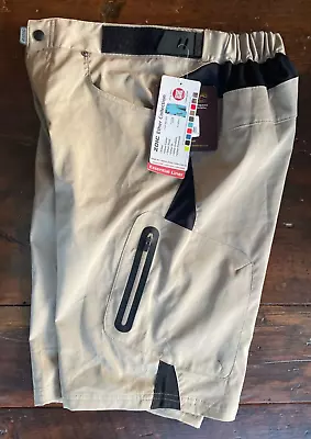 New With Tags NWT ZOIC Men's Superlight ETHER Shorts Size M Tan Mountain Bike • $34.99