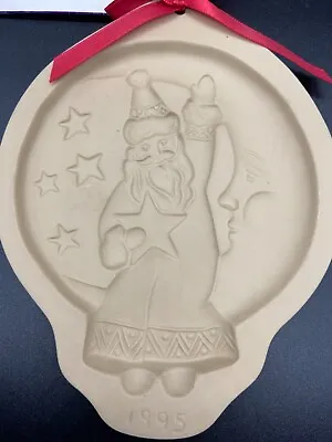 Vtg Brown Bag Cookie/Craft Art Mold Santa In The Moon 1995  • $15