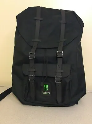 Brand New Genuine Monster Energy Backpack Black 20  X 15  Whistler Prize  • $179.99