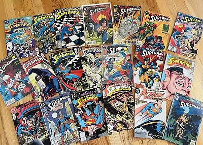 HUGE LOT Of Vintage Comic Books DC Superman Superboy Action Kent Parker Graphics • $49.99