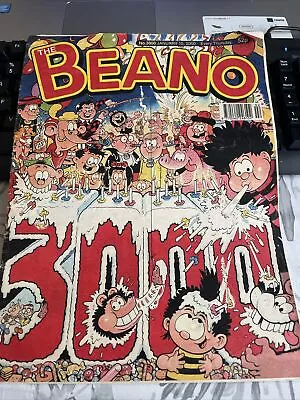   THE BEANO   ISSUE 3000 - January 15th 2000 - Minnie The Minx Gnasher VGC • £3.99