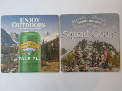 Beer Coaster ~ SIERRA NEVADA Brewing Pale Ale ~ Enjoy Outdoors - Biking Hiking • $16.57