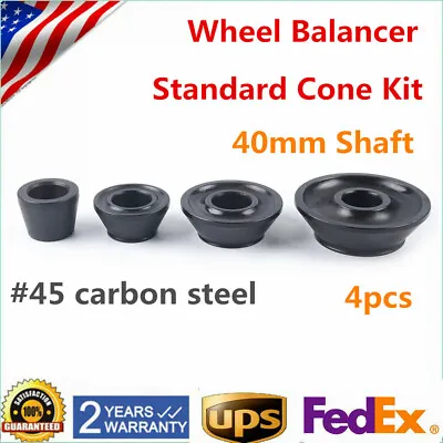 Tire Balancer Cones Set 4x Wheel Balancer Adapter Cones Standard Taper Cone Kit • $52.80
