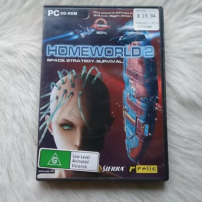 HOMEWORLD 2 Real Time Strategy Vtg SCI FI Game Brave New World Order Game RARE • $51.99