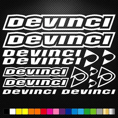 FITS Devinci Vinyl Decal Sheet Bike Frame Cycles Cycling Bicycle Mtb Road • $15.42