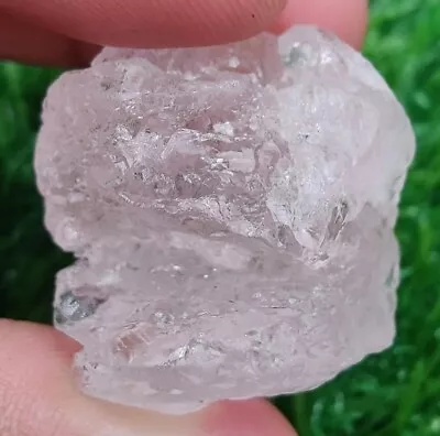 Beautiful Etched Morganite Crystal Cluster Specimen With Albite From Afghanistan • $49.99