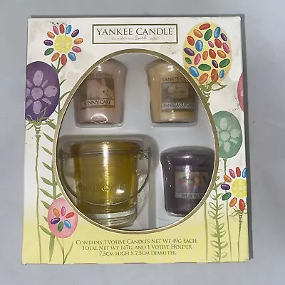 Yankee Candle Easter Votive Gift Set With Votive Holder • £15