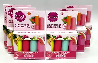 Pack Of 6 - EOS Super Soft Shea Lip Balm - 4 Pack - NEW • $31.60