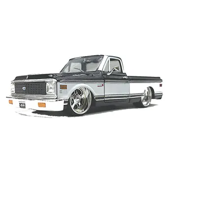 Hot 1:24 Jada Jada 1972 Chevrolet Chevrolet Pickup Truck Simulation Alloy Car • $63.66