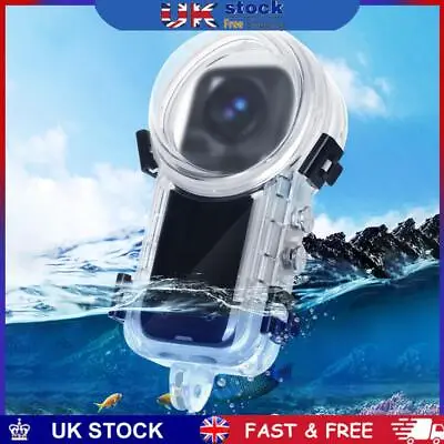 Invisible Dive Case Underwater Camera Shell Accessories Useful For Insta 360 X 3 • £57.29