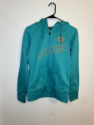 Miami Dolphins Nike Therma Full Zip Hoodie Men’s Small DRI-FIT Licensed NFL Gear • $19.99