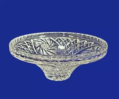 Vintage Collectible Bohemian? Czech? Crystal Fruit / Console Bowl • $16.80