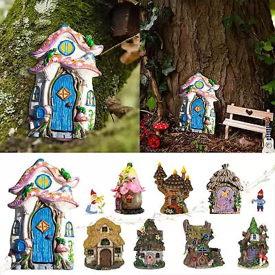 Fairy Garden Kit For Wooden Miniature Fairy Garden Outdoor Decor Fairy Door • $8.45