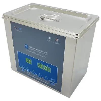 Digital Ultrasonic Cleaner 3L Tank Heated Ultra Sonic Bath Cavitek Technology • £184.46